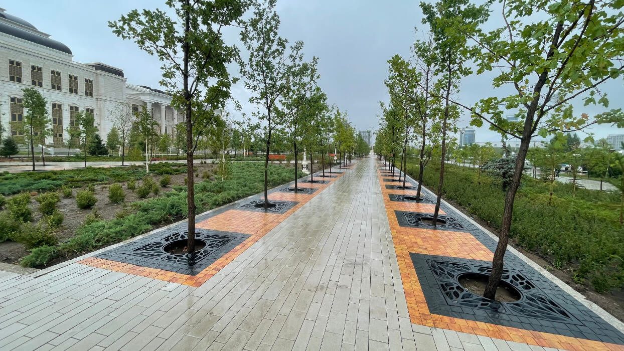 Приствольная решетка для дерева ZKING CRUST 1.2х1.2м Черная в Химках фото