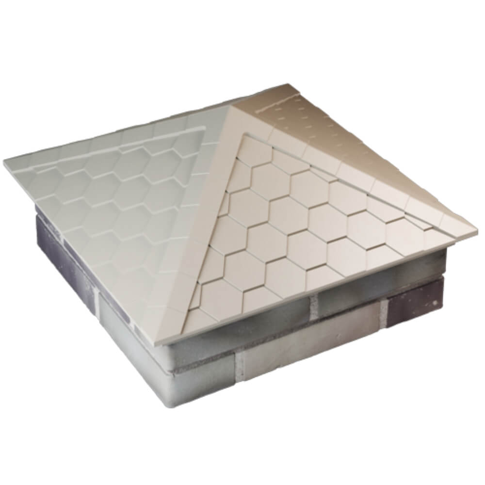 Колпак Zking Эверест Бежевый на столб 2х2 кирпича (535х535мм) Химки фото