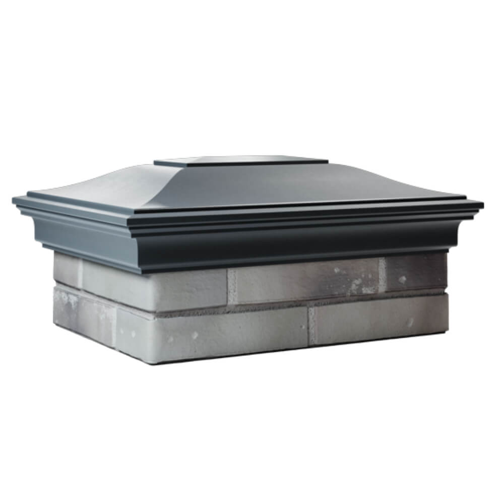 Колпак Zking Монблан Серый на столб 2х1.5 кирпича (515х385мм) в Химках фото