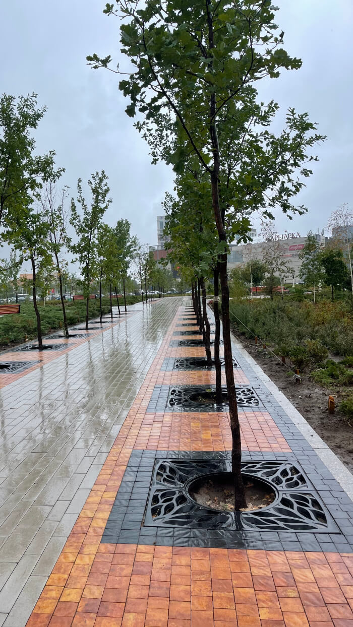 Приствольная решетка для дерева ZKING CRUST 1.2х1.2м Черная в Химках фото