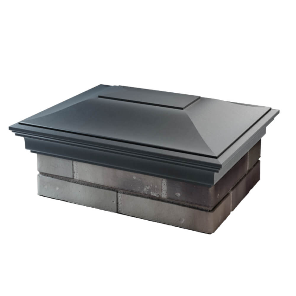 Колпак Zking Монблан Серый на столб 2х1.5 кирпича (515х385мм) в Химках фото