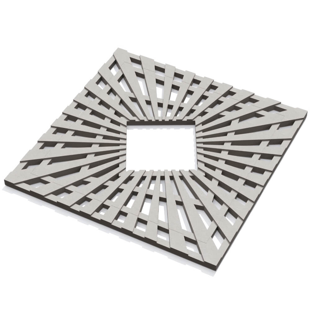 Приствольная решетка для дерева ZKING ATMOSPHERE 1.2х1.2м Бежевая в Химках фото