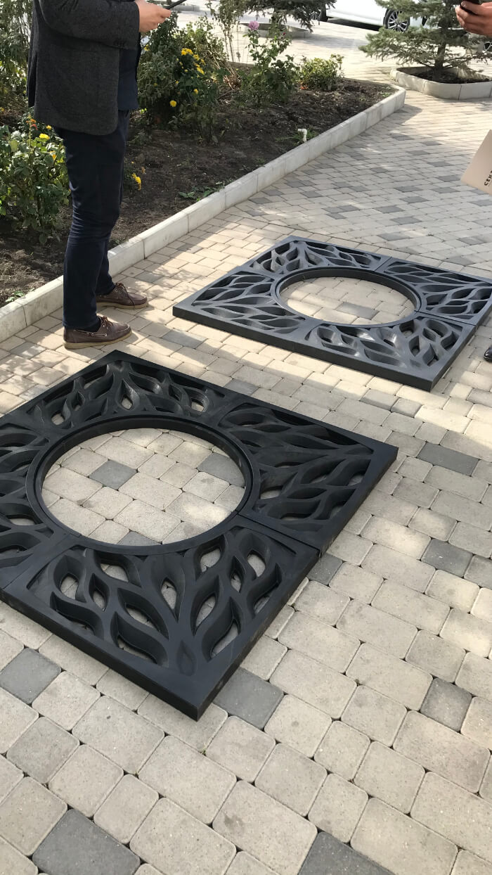 Приствольная решетка для дерева ZKING CRUST 1.2х1.2м Черная в Химках фото