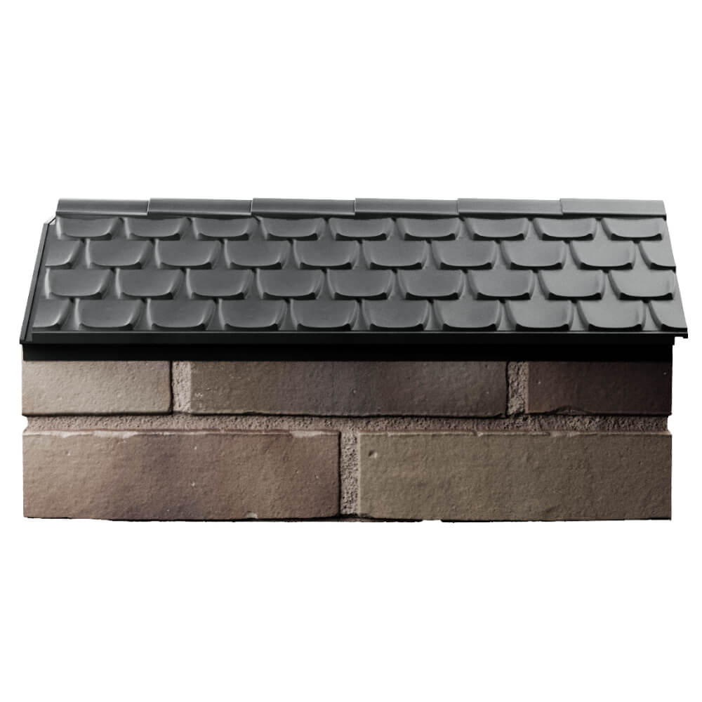 Парапет Zking Эльбрус Серый с посадкой на 1 кирпич (255мм) в Химках фото