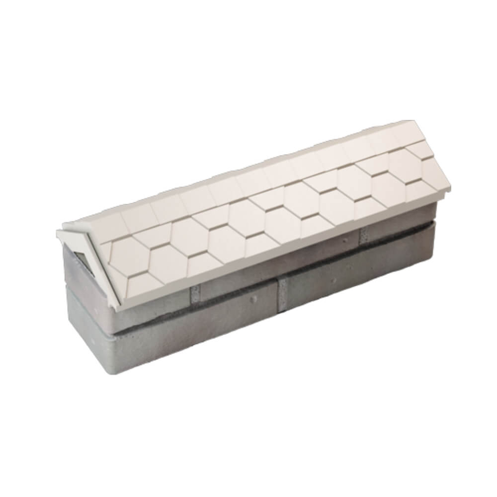 Парапет Zking Эверест Бежевый с посадкой на 0.5 кирпича (130мм) в Химках фото