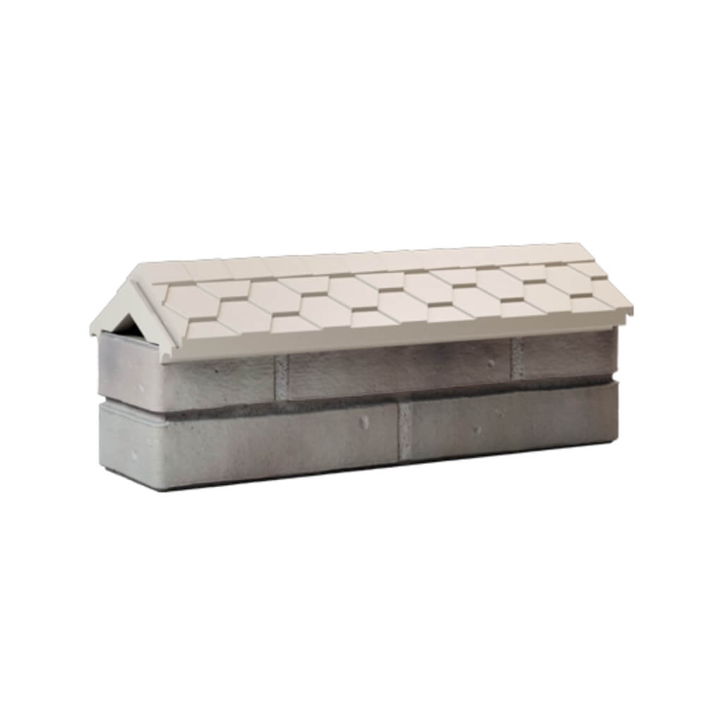 Парапет Zking Эверест Бежевый с посадкой на 0.5 кирпича (130мм) Химки фото