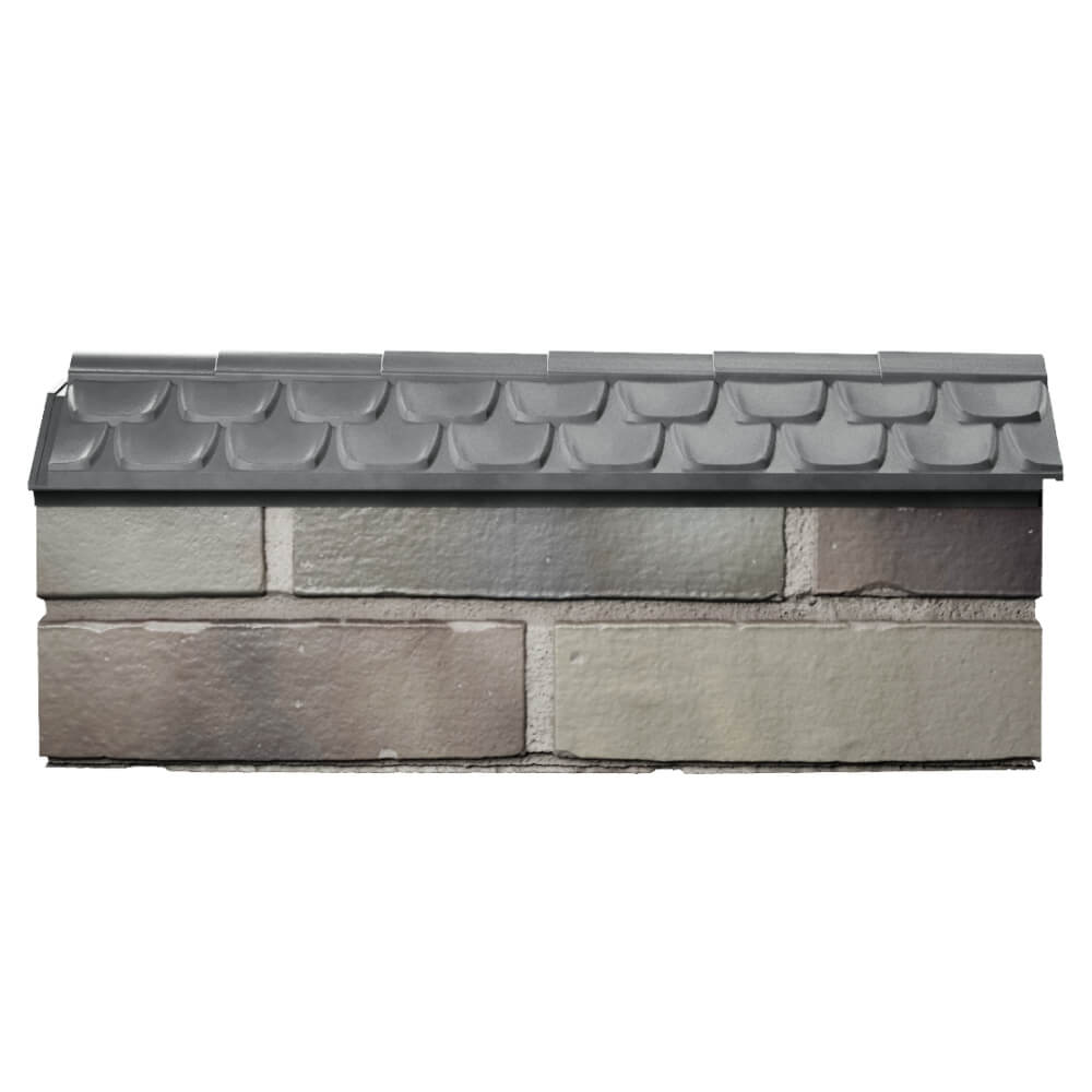 Парапет Zking Эльбрус Серый с посадкой на 0.5 кирпича (130мм) в Химках фото