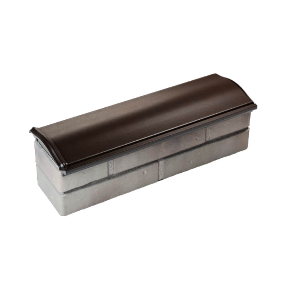 Парапет Zking Монблан Коричневый посадка на 0.5 кирпича (130мм) в Химках фото