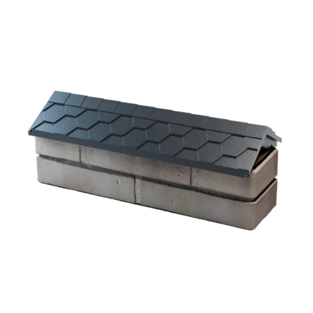 Парапет Zking Эверест Серый с посадкой на 0.5 кирпича (130мм) в Химках фото