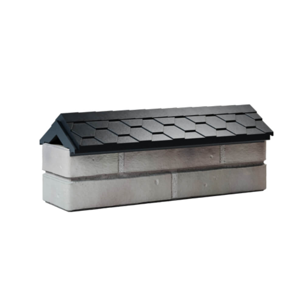 Парапет Zking Эверест Черный с посадкой на 0.5 кирпича (130мм) Химки фото