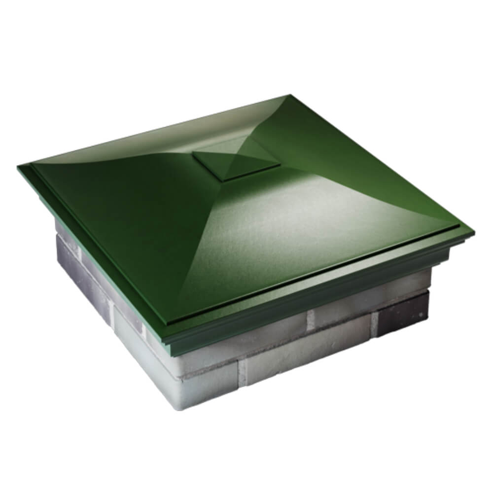 Колпак Zking Монблан Зеленый на столб 2х2 кирпича (515х515мм) Химки фото