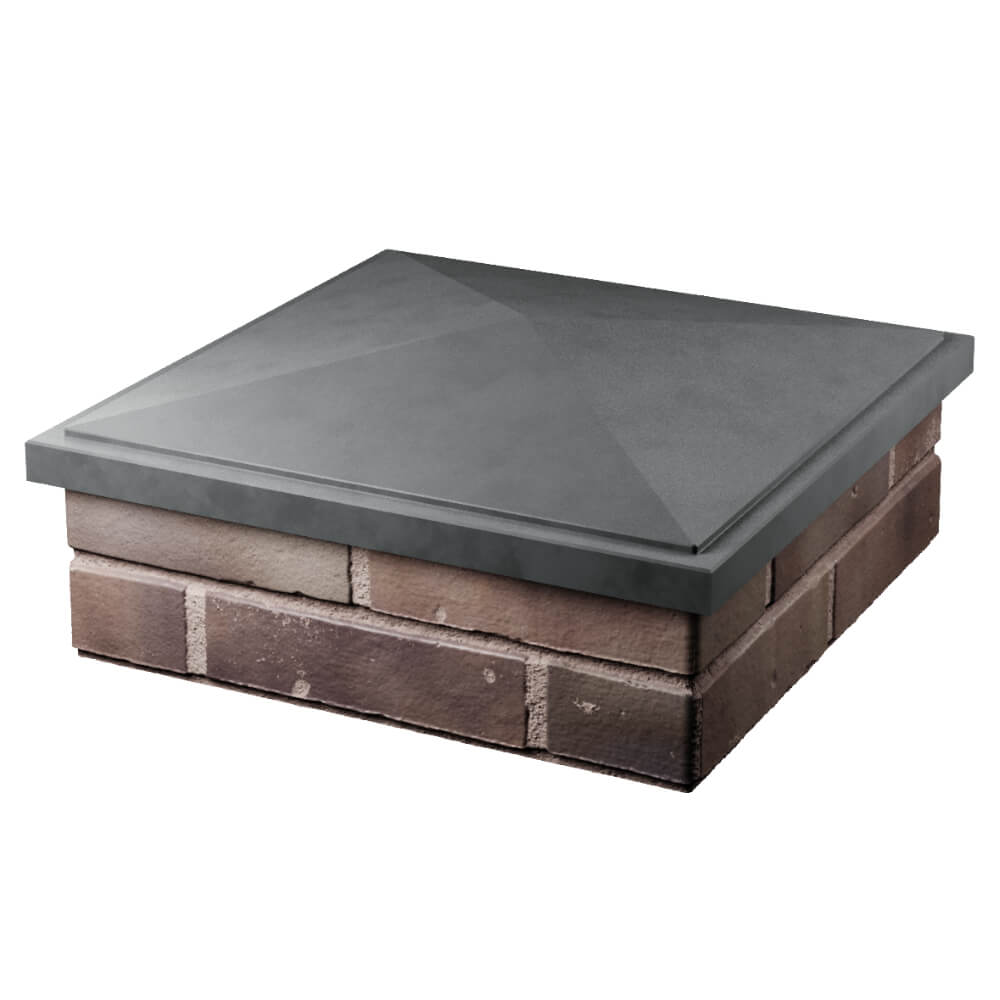 Колпак Zking БонаМоно Серый на столб 2х2 кирпича (515х515, 530х530мм) в Химках фото