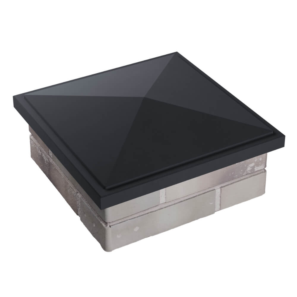 Колпак Zking БонаМоно Серый на столб 1.5х1.5 кирпича (385х385, 400х400мм) в Химках фото