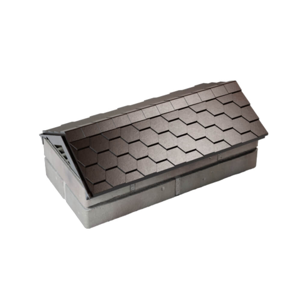 Парапет Zking Эверест Коричневый с посадкой на 1 кирпич (200/225/255мм) в Химках фото