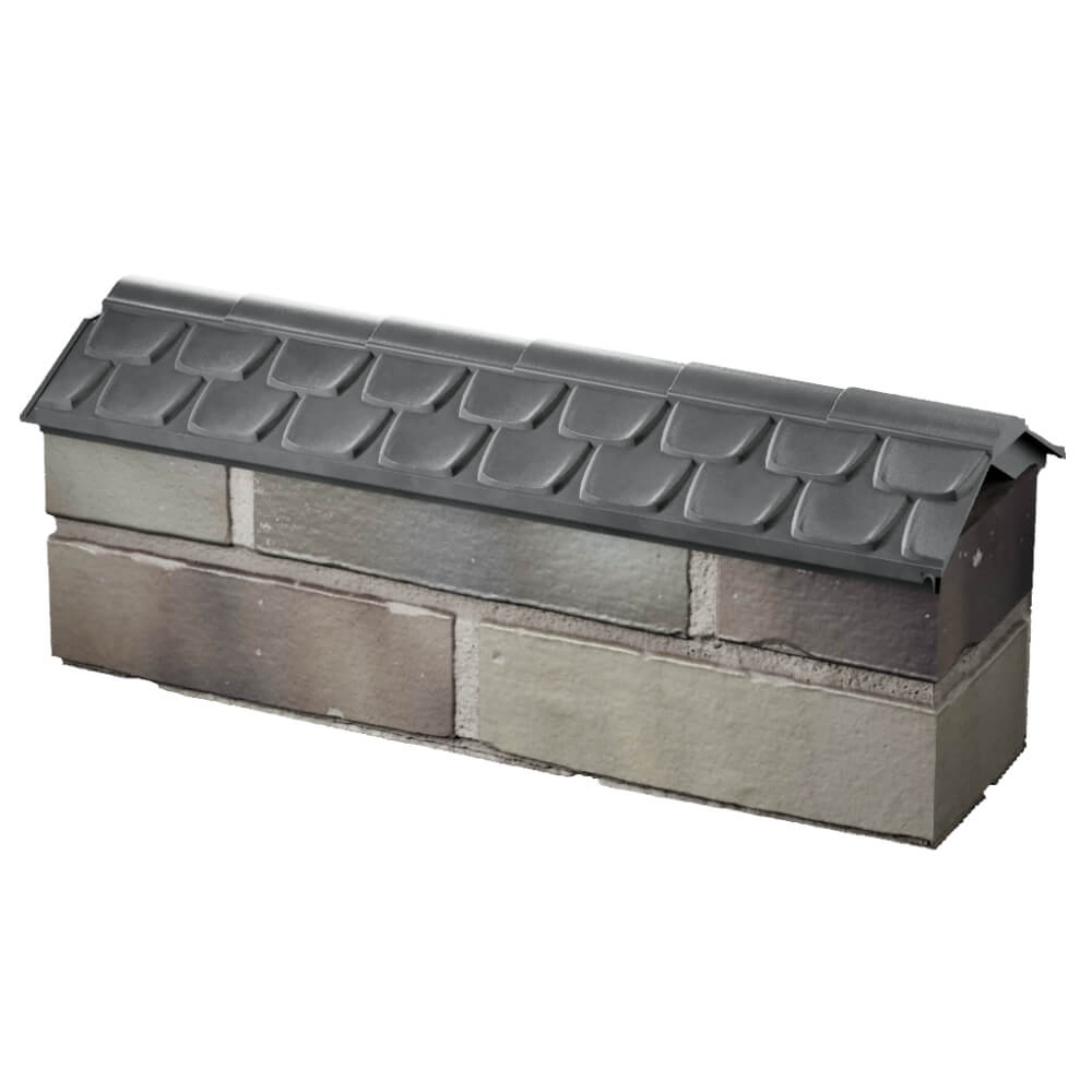 Парапет Zking Эльбрус Серый с посадкой на 0.5 кирпича (130мм) в Химках фото