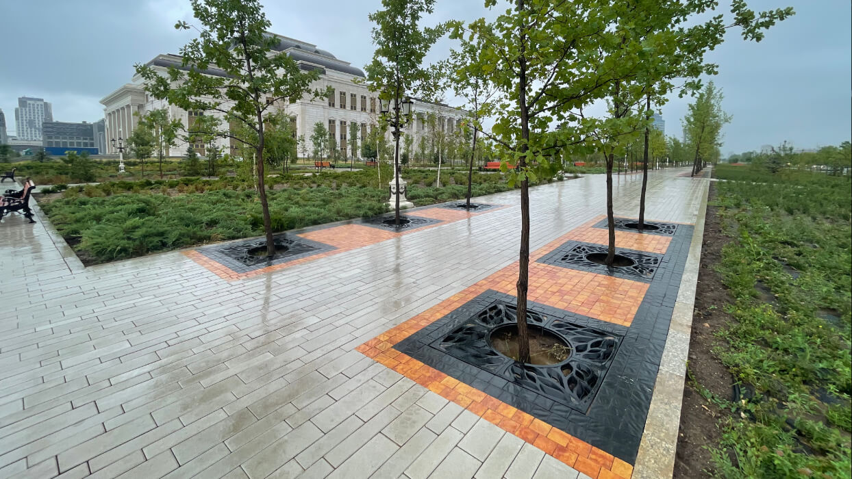 Приствольная решетка для дерева ZKING CRUST 1.2х1.2м Черная в Химках фото