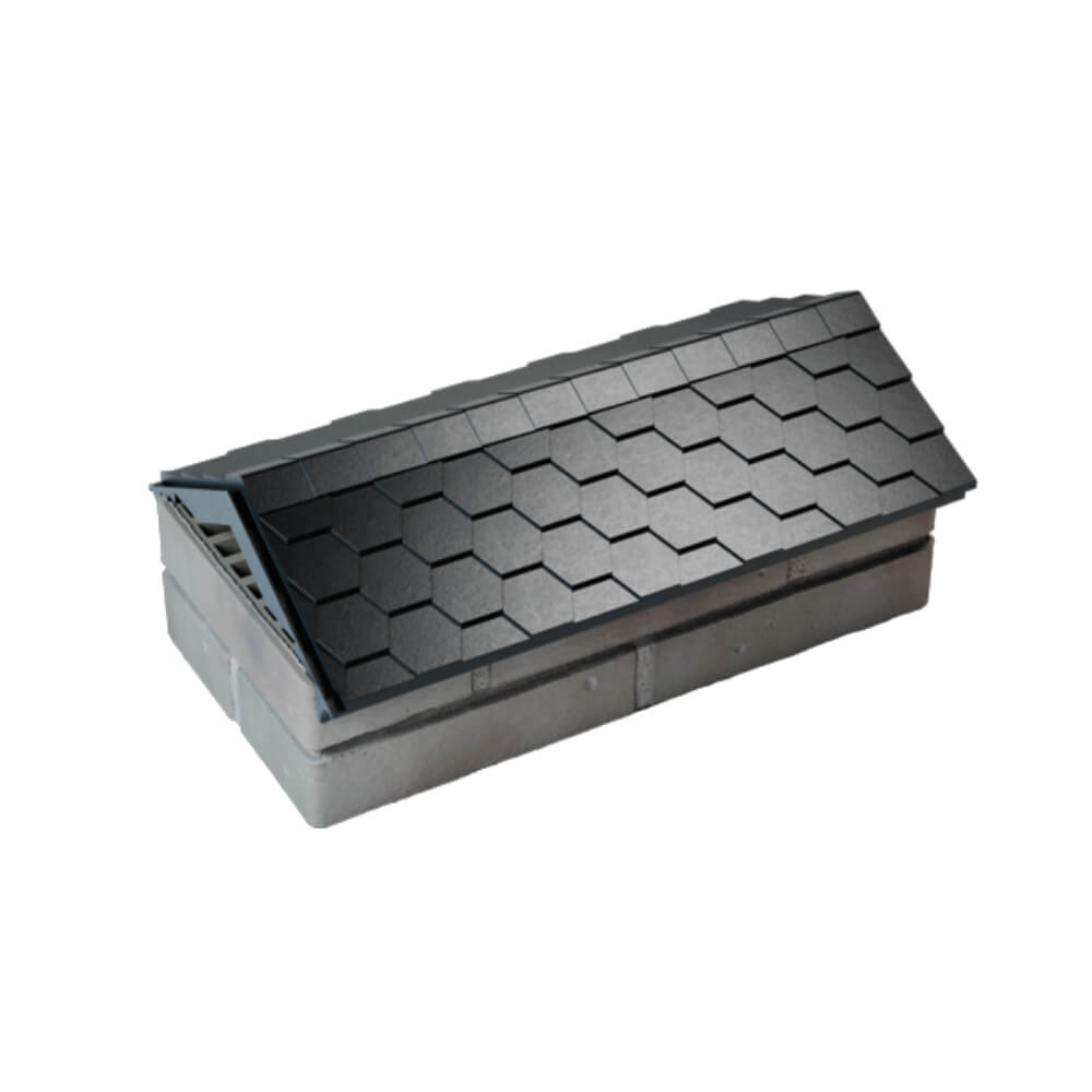 Парапет Zking Эверест Черный с посадкой на 1 кирпич (200/225/255мм) в Химках фото