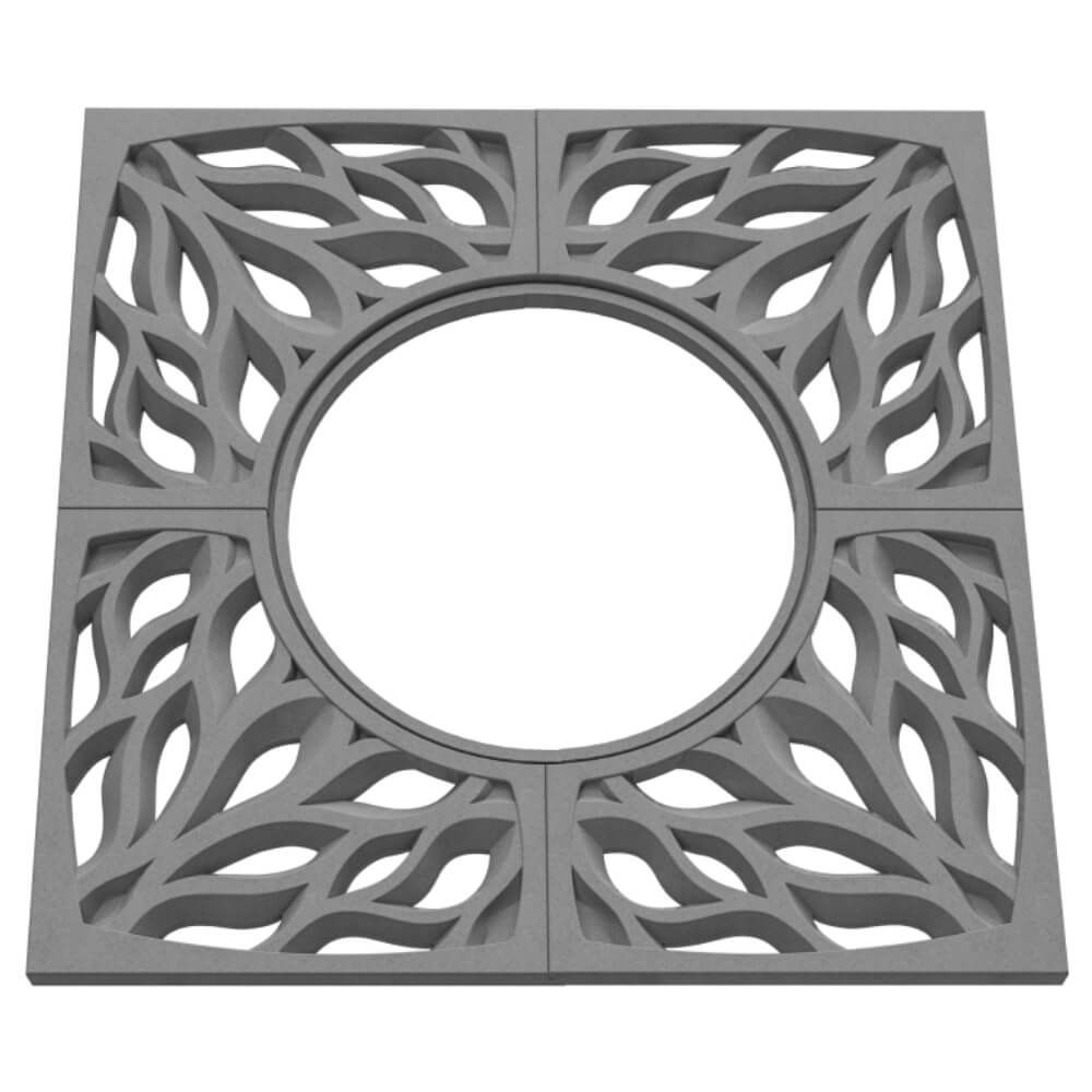 Приствольная решетка для дерева ZKING CRUST 1.2х1.2м Серая в Химках фото