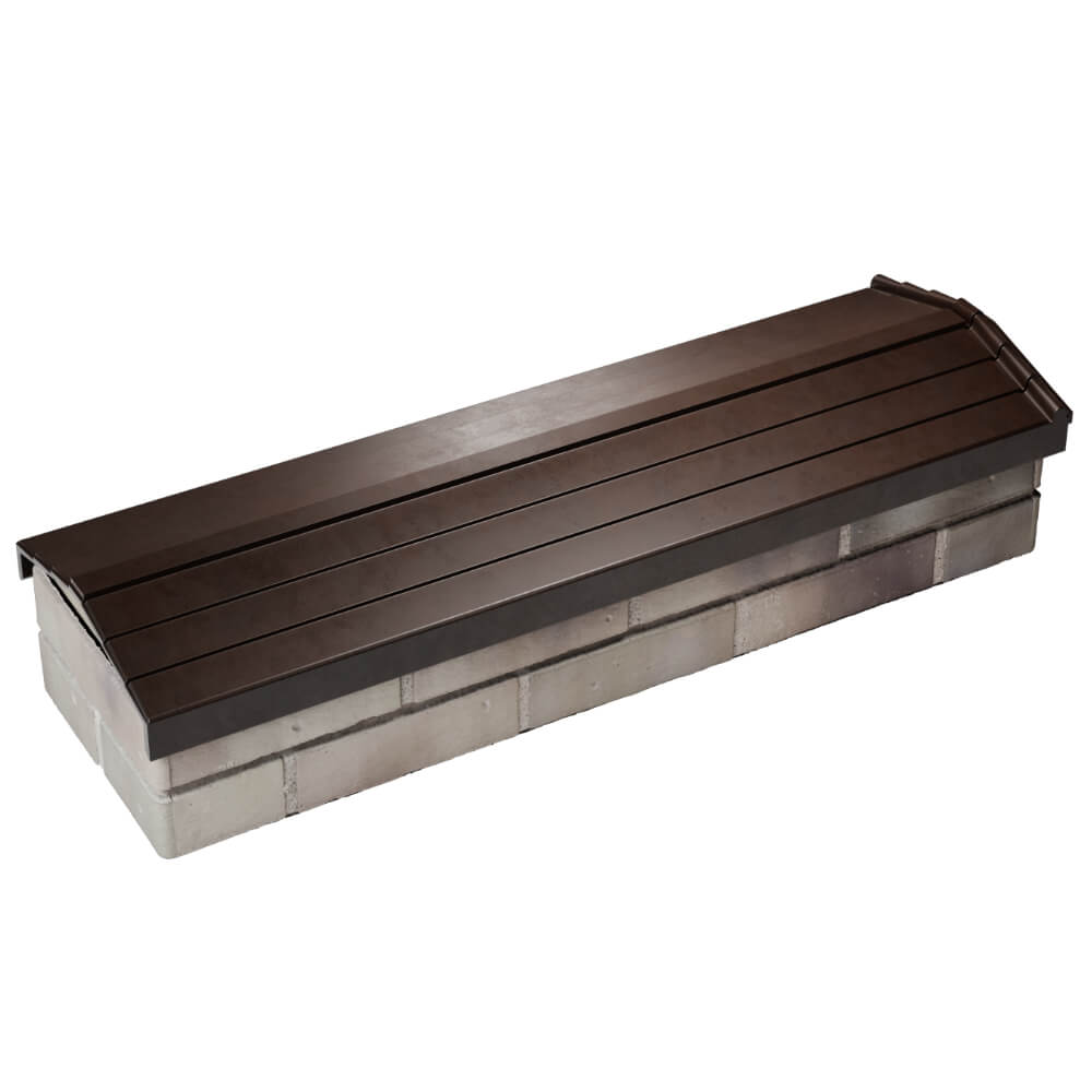 Парапет Zking Бона ХайТек Коричневый посадка на 0.5 кирпича (130мм) в Химках фото