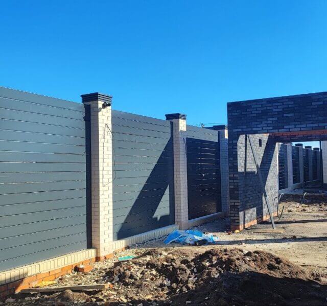 Колпак Zking Бона ХайТек Серый на столб 1.5х1.5 кирпича (385х385мм) в Химках фото