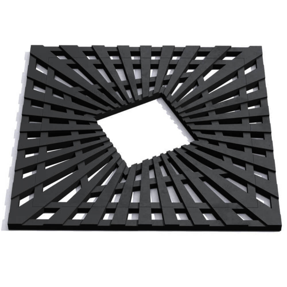 Приствольная решетка для дерева ZKING ATMOSPHERE 1.2х1.2м Черная Химки фото