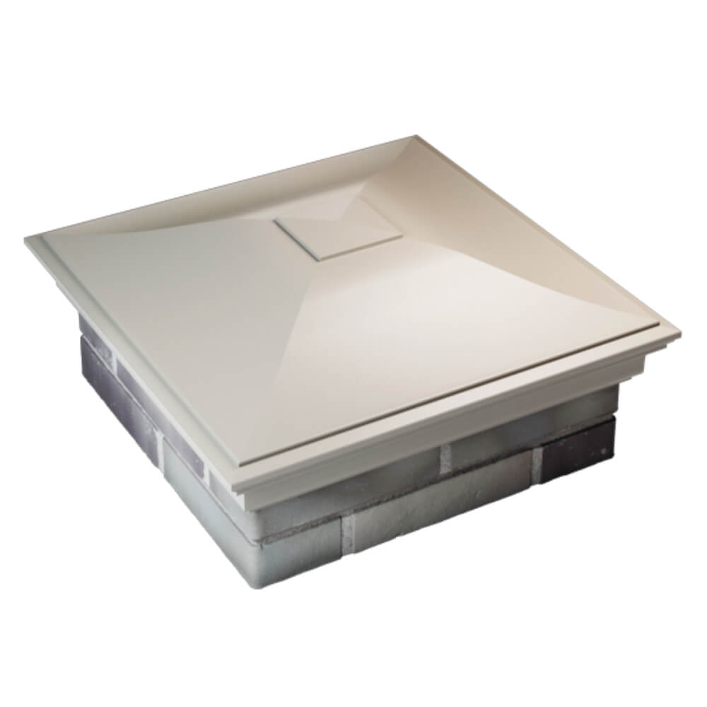 Колпак Zking Монблан Бежевый на столб 2х2 кирпича (515х515мм) Химки фото