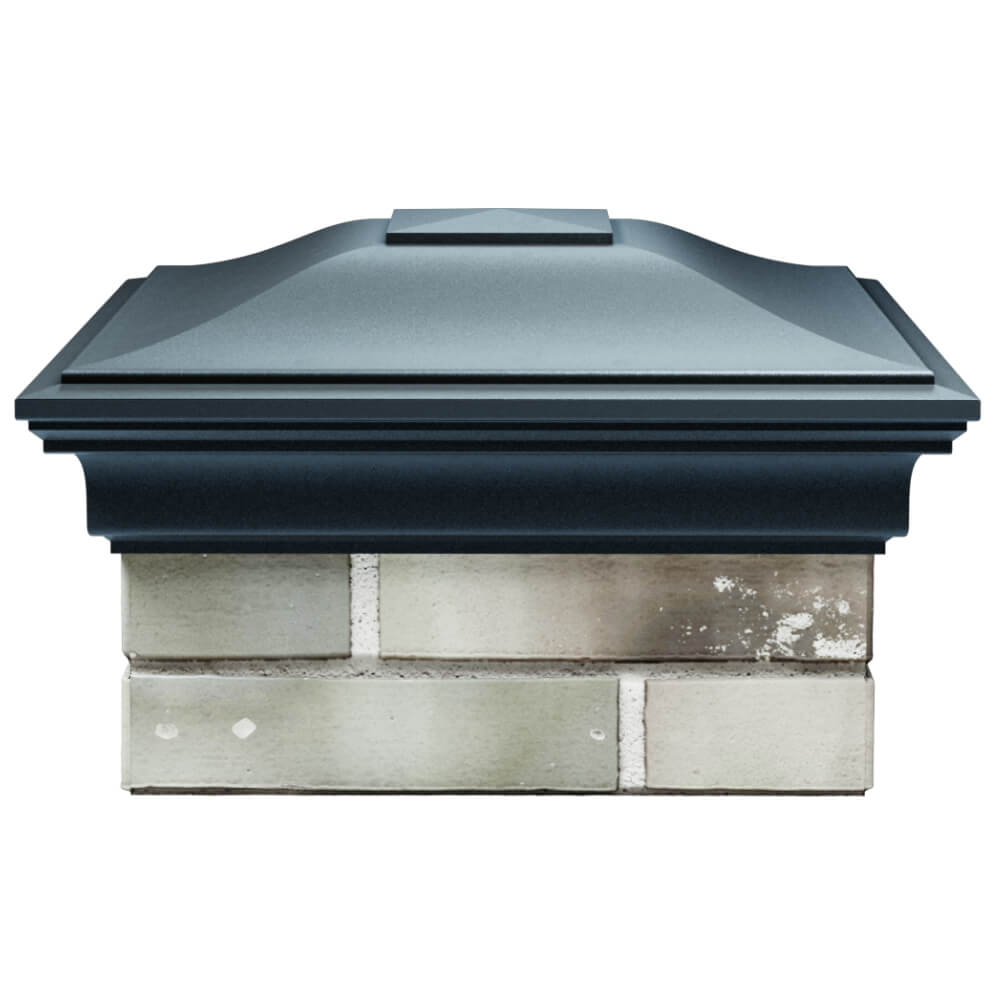 Колпак Zking Монблан Серый на столб 1.5х1.5 кирпича (385х385мм) Химки фото