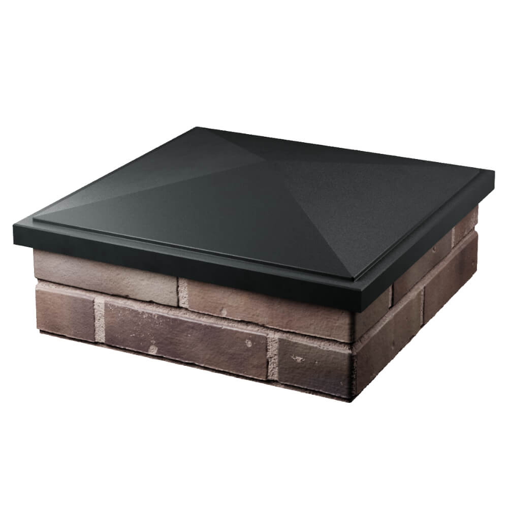 Колпак Zking БонаМоно Черный на столб 2х2 кирпича (515х515, 530х530мм) в Химках фото