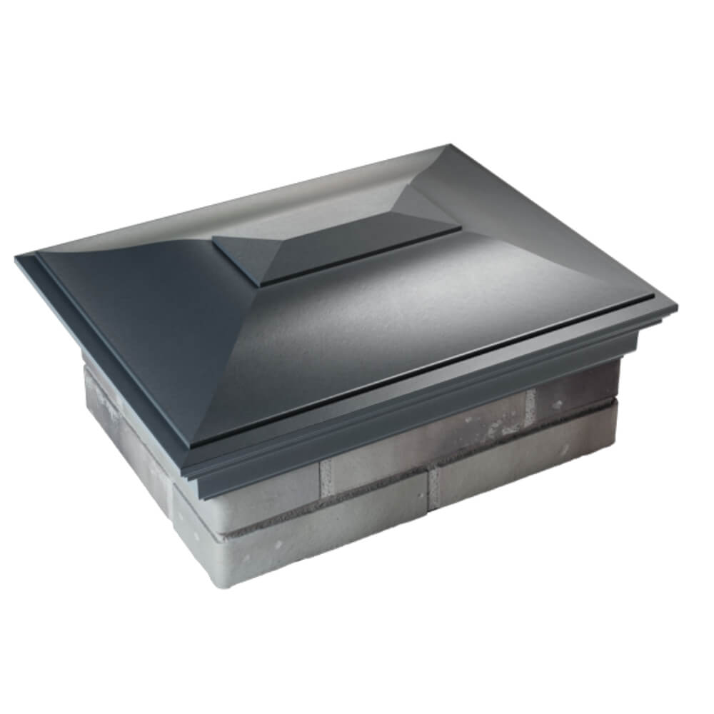 Колпак Zking Монблан Серый на столб 2х1.5 кирпича (515х385мм) Химки фото