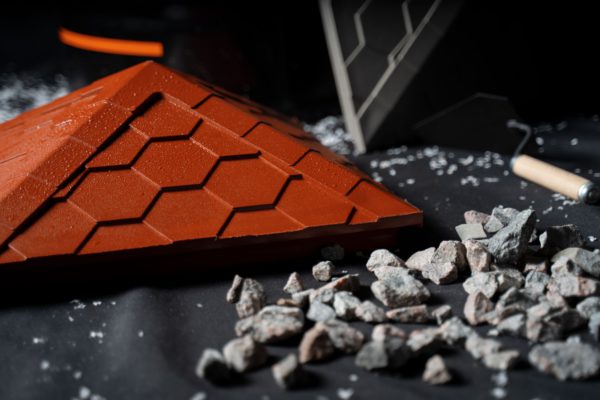 Колпак Zking Эверест Красный на столб 1.5х1.5 кирпича (390х390мм) в Химках фото