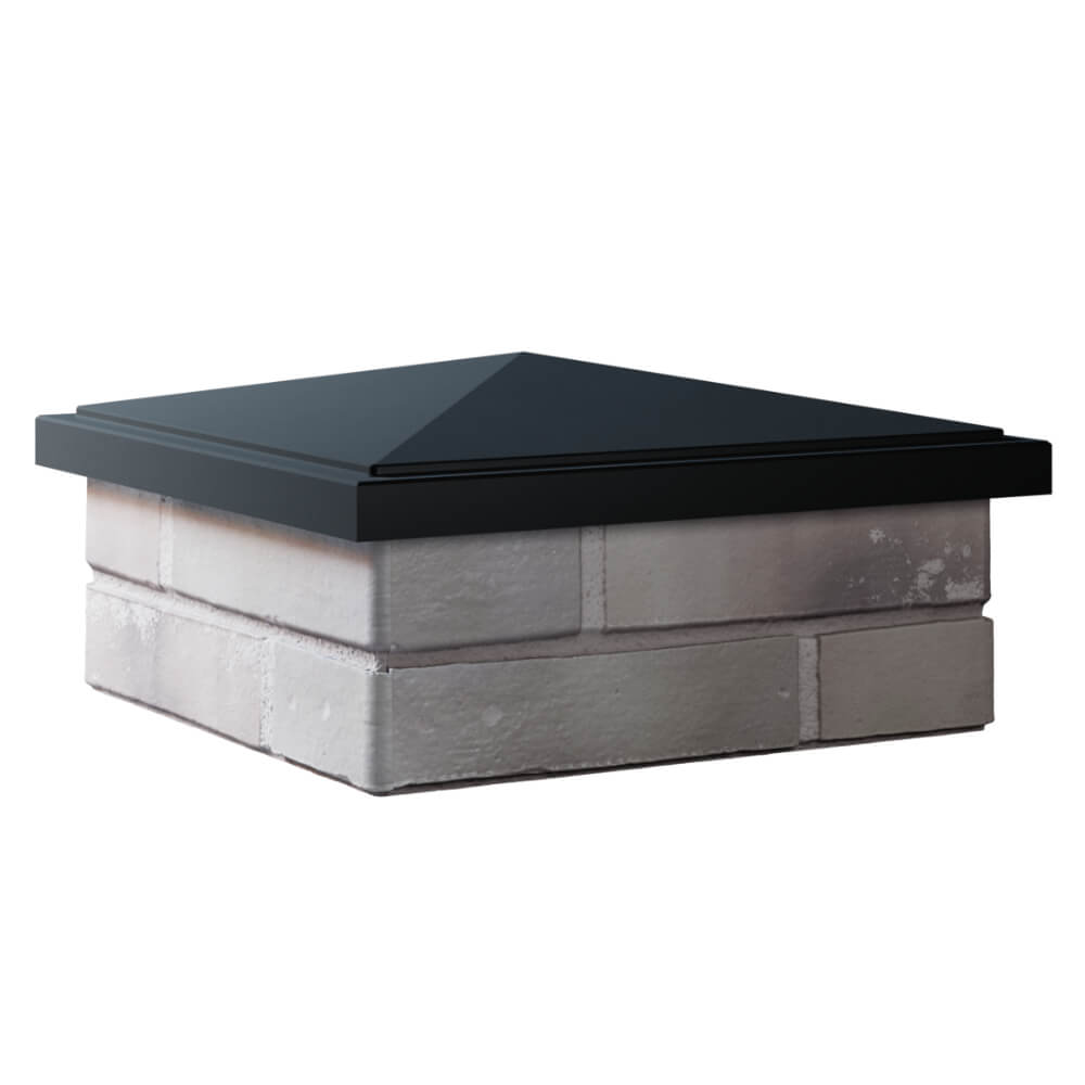 Колпак Zking БонаМоно Черный на столб 1.5х1.5 кирпича (385х385, 400х400мм) в Химках фото