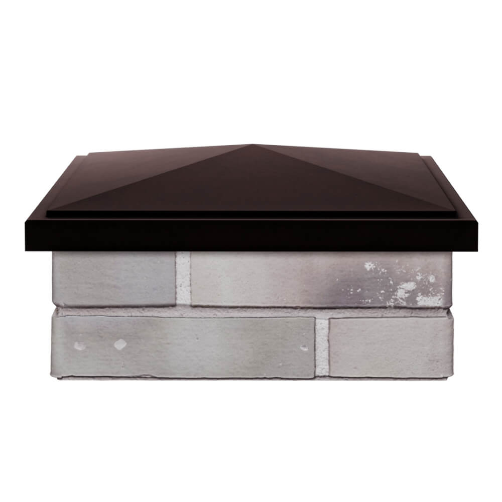 Колпак Zking БонаМоно Коричневый на столб 1.5х1.5 кирпича (385х385, 400х400мм) Химки фото