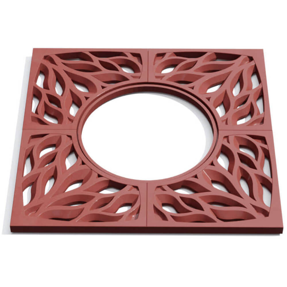 Приствольная решетка для дерева ZKING CRUST 1.2х1.2м Красная Химки фото