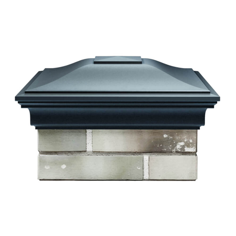 Колпак Zking Монблан Серый на столб 1.5х1.5 еврокирпича 0.7НФ (355х355мм) Химки фото