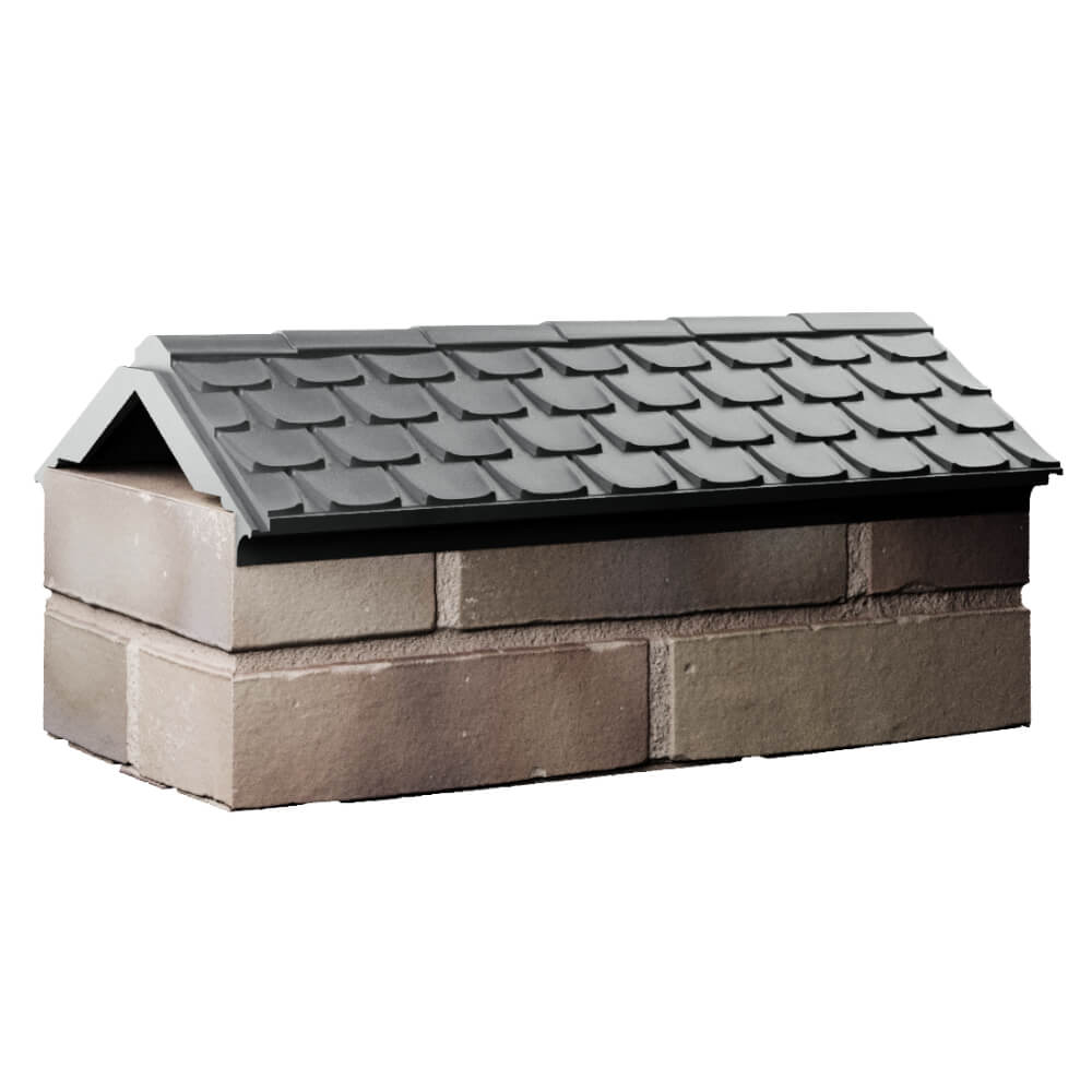 Парапет Zking Эльбрус Серый с посадкой на 1 кирпич (255мм) Химки фото