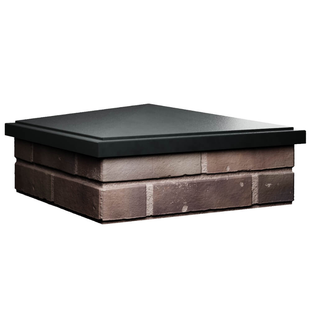 Колпак Zking БонаМоно Черный на столб 2х2 кирпича (515х515, 530х530мм) в Химках фото