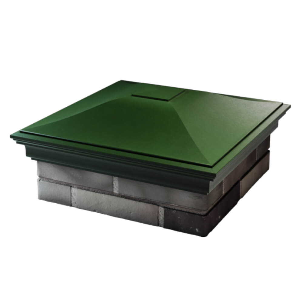 Колпак Zking Монблан Зеленый на столб 2х2 кирпича (515х515мм) в Химках фото