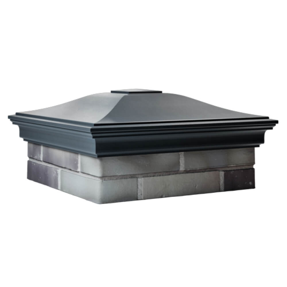 Колпак Zking Монблан Серый на столб 2х2 кирпича (515х515мм) в Химках фото