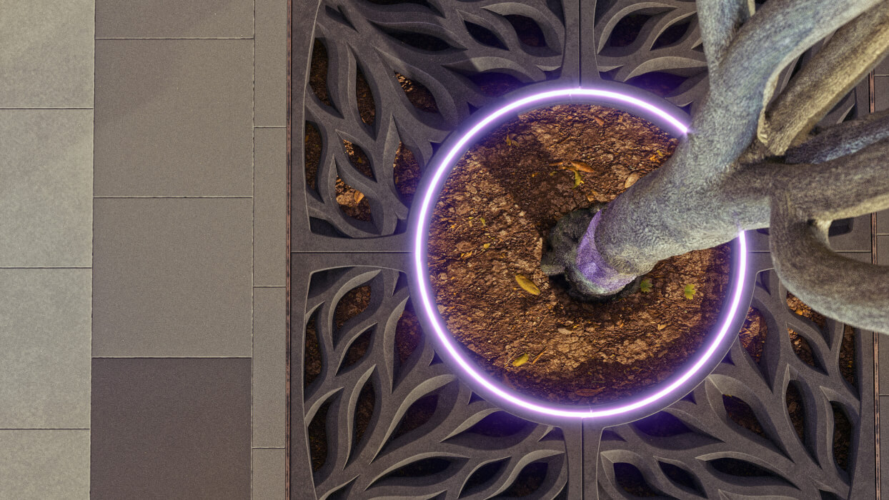 Приствольная решетка для дерева ZKING CRUST 1.2х1.2м Черная в Химках фото