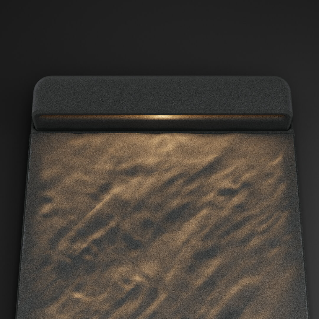 LED Светильник для шаговой плиты STONE Графитовый Серый 330х75х98мм в Химках фото