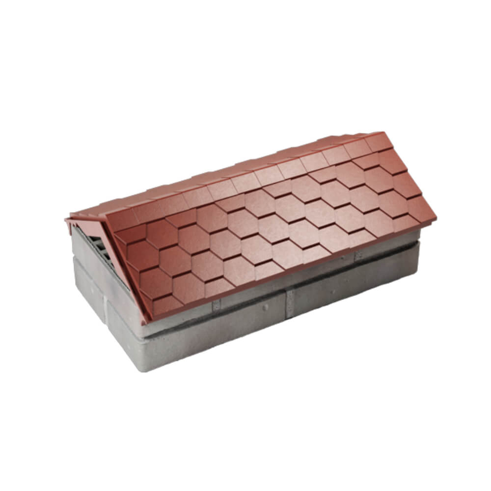 Парапет Zking Эверест Красный с посадкой на 1 кирпич (200/225/255мм) в Химках фото