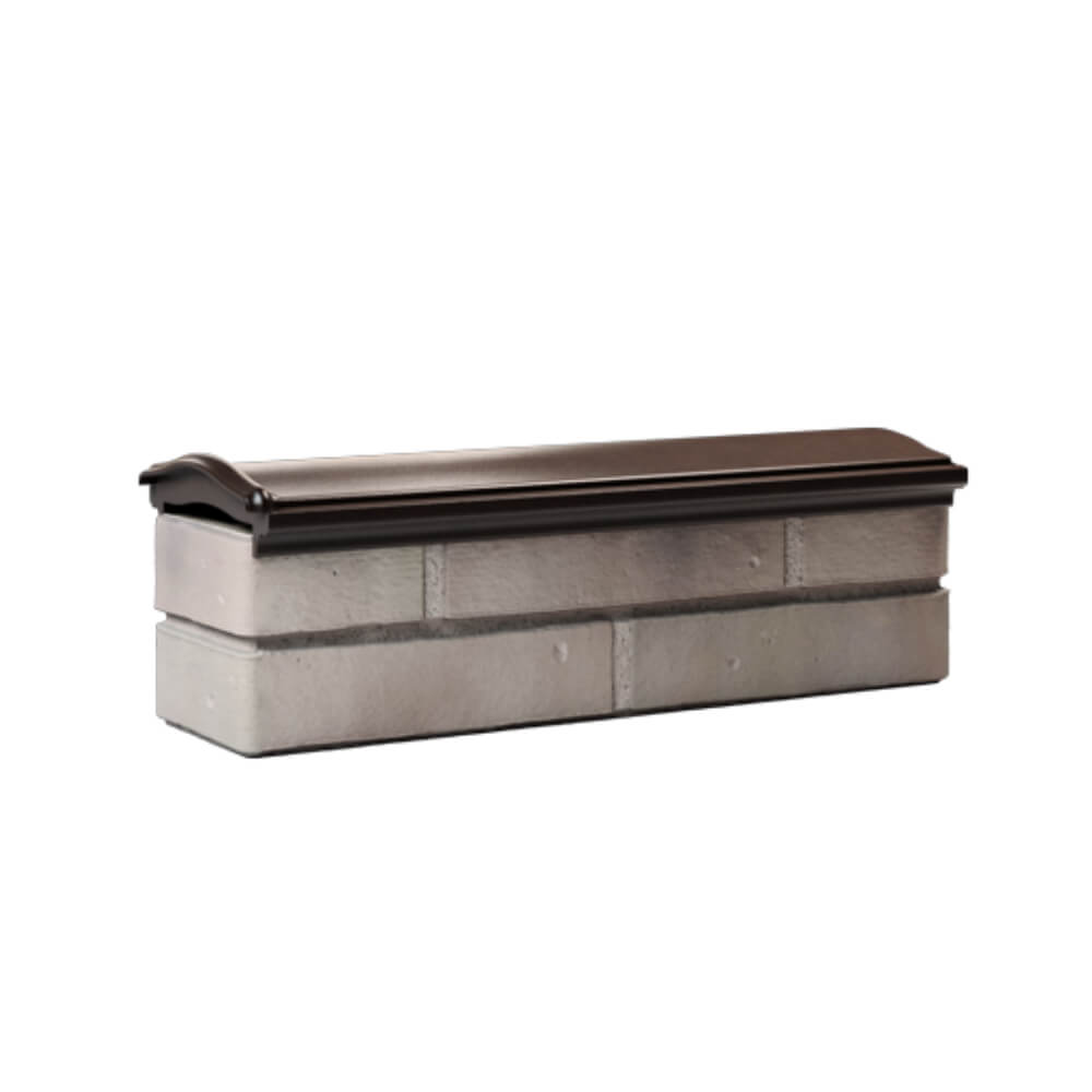 Парапет Zking Монблан Коричневый посадка на 0.5 кирпича (130мм) Химки фото