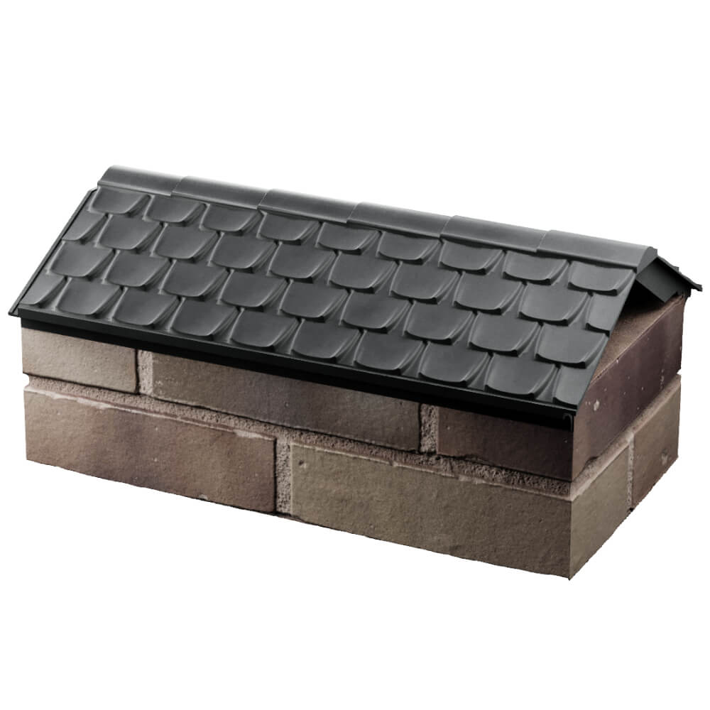 Парапет Zking Эльбрус Серый с посадкой на 1 кирпич (255мм) в Химках фото