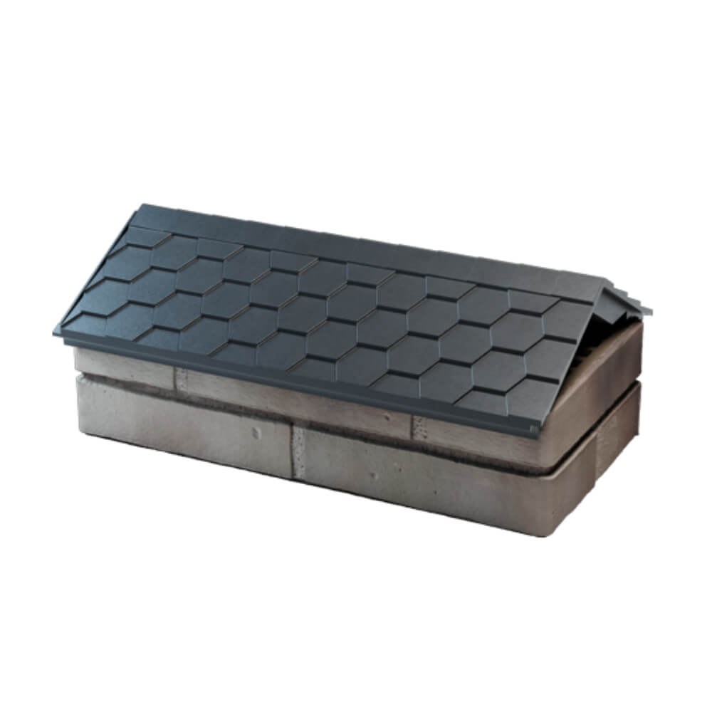 Парапет Zking Эверест Серый с посадкой на 1 кирпич (200/225/255мм) в Химках фото