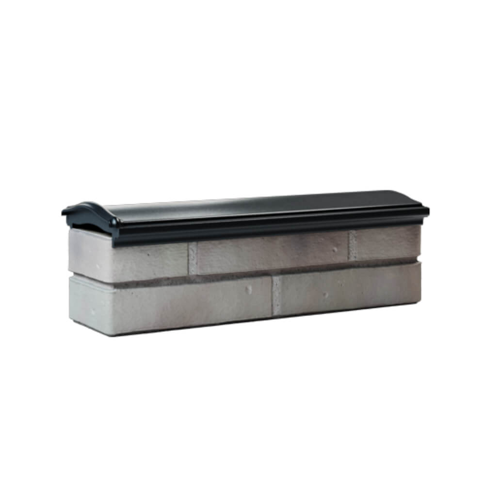 Парапет Zking Монблан Черный посадка на 0.5 кирпича (130мм) Химки фото