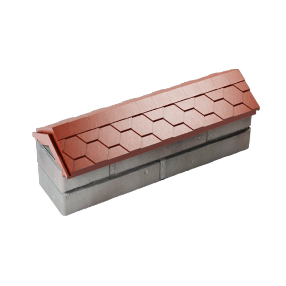 Парапет Zking Эверест Красный с посадкой на 0.5 кирпича (130мм) в Химках фото