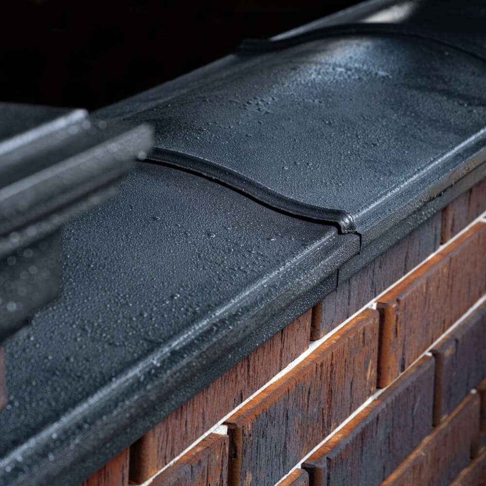 Парапет Zking Монблан Черный посадка на 0.5 кирпича (130мм) в Химках фото