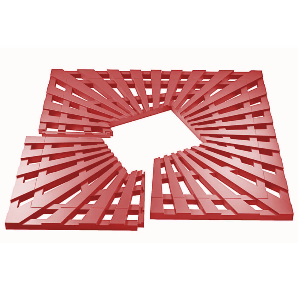 Приствольная решетка для дерева ZKING ATMOSPHERE 1.2х1.2м Красная в Химках фото