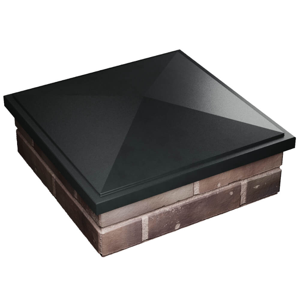 Колпак Zking БонаМоно Черный на столб 2х2 кирпича (515х515, 530х530мм) в Химках фото