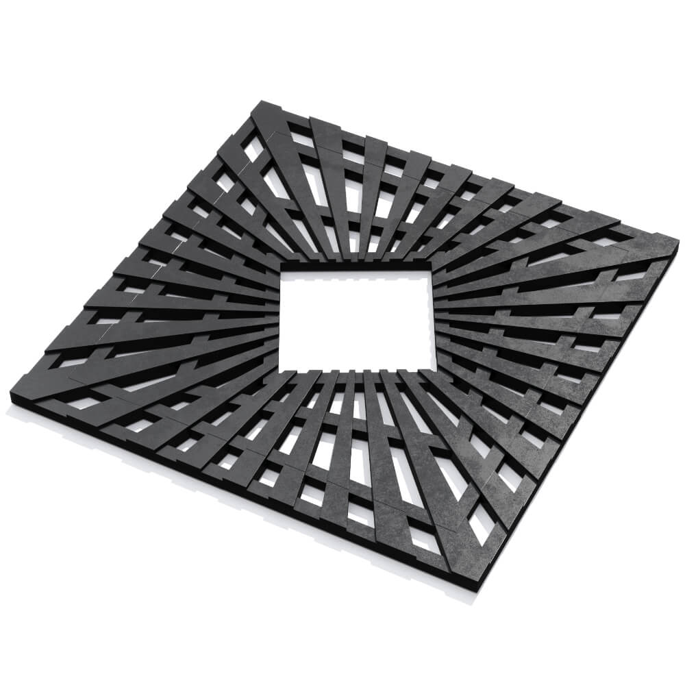 Приствольная решетка для дерева ZKING ATMOSPHERE 1.2х1.2м Черная в Химках фото